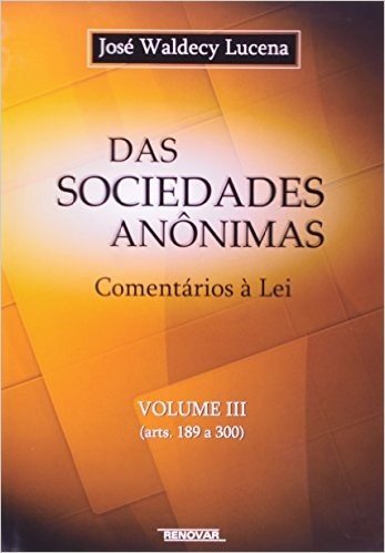Das Sociedades Anônimas - Volume 3