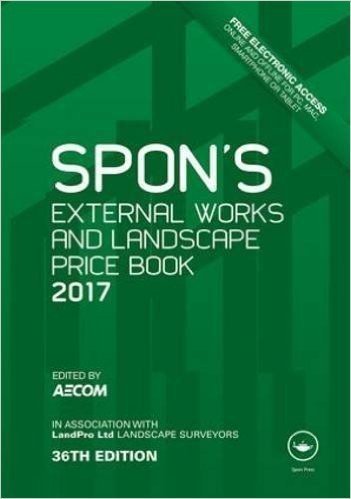 Spon's External Works and Landscape Price Book 2017 baixar