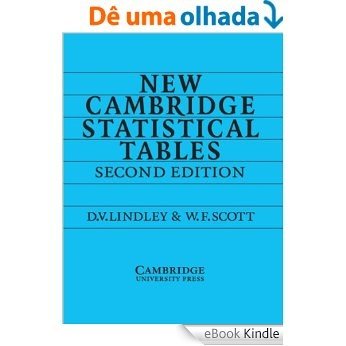New Cambridge Statistical Tables [eBook Kindle] baixar