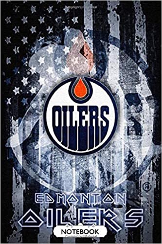indir NHL Notebook : Edmonton Oilers Lined Notebook Journal Blank Ruled Writing Journal