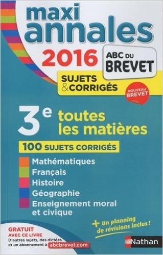 MAXI Annales ABC du BREVET 2016