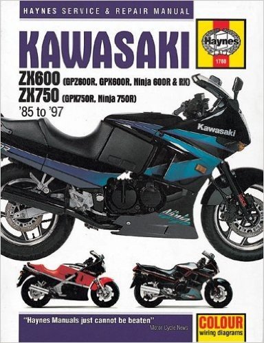 Haynes Kawasaki ZX600 & 750 Fours '85 to '97