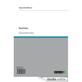 Effects of Fiscal Policy [Kindle-editie] beoordelingen