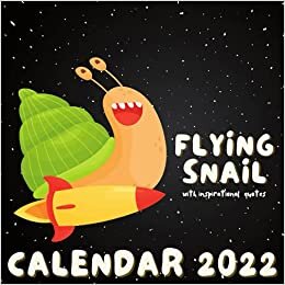indir Flying Snail Calendar 2022: With Inspirational Quotes September 2021 - December 2022 Monthly Planner Mini Calendar