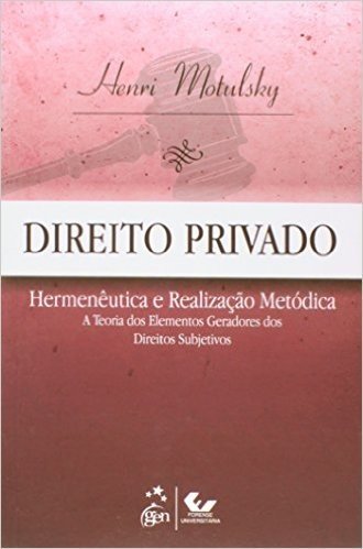 Direito Privado - Hermeneutica E Realizacao Metodica
