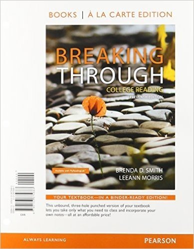 Breaking Through: College Reading, Books a la Carte Plus Myreadinglab with Pearson Etext -- Access Card Package