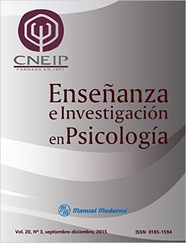 Enseñanza e Investigación en Psicología Vol. 20 Num. 3