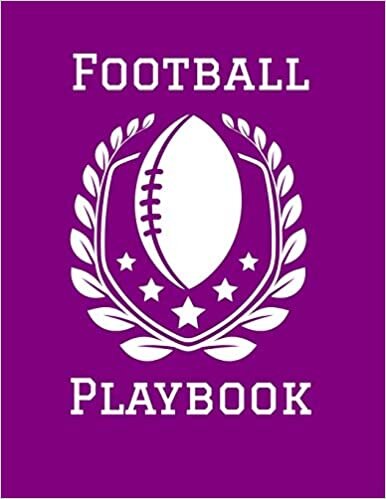 indir Football Playbook: 2019-2020 Football Coaching Notebook in Purple