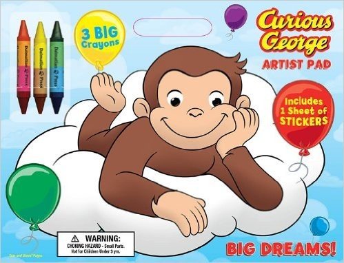 Curious George - Big Dreams: Artist Pad with Crayons