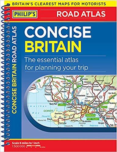 Philip's Concise Atlas Britain: Spiral A5