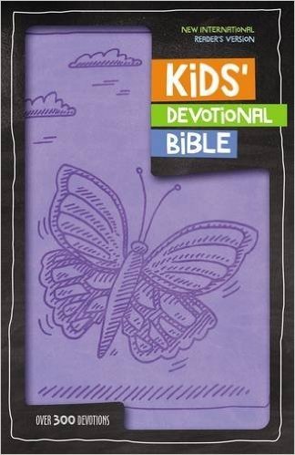 NIRV Kids Devotional Bible, Imitation Leather, Lavender: Over 300 Devotions