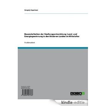 Besonderheiten der Siedlungsentwicklung: Land- und Energiegewinnung in den Niederen Landen  im Mittelalter [Kindle-editie]