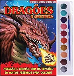 Dragões - Livro Para Pintar com Aquarela