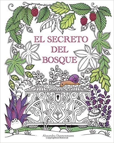 El Secreto del Bosque: Encuentra Las Joyas Escondidas. Un Libro Para Colorear Para Adultos.