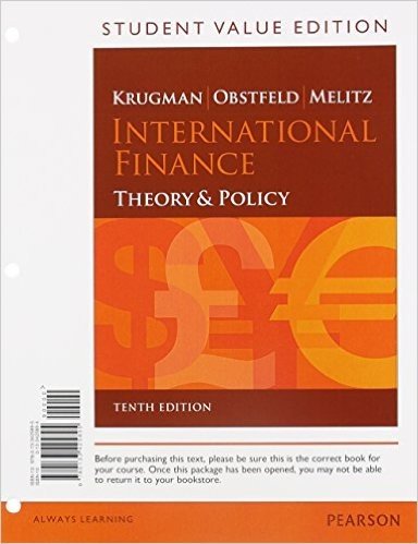 International Finance: Theory and Policy, Student Value Edition Plus New Myeconlab with Pearson Etext (1-Semester Access) -- Access Card Package