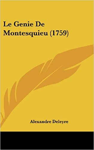 Le Genie de Montesquieu (1759)