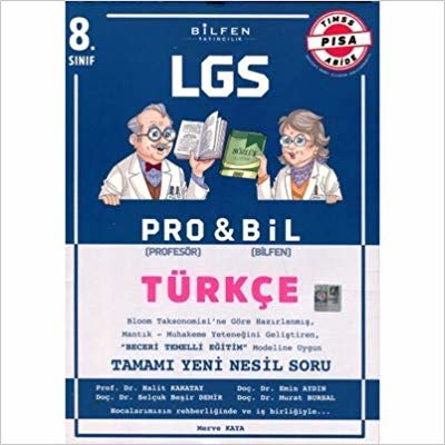 indir Bilfen Yayıncılık 8. Sınıf LGS Türkçe Probil Soru Bankası