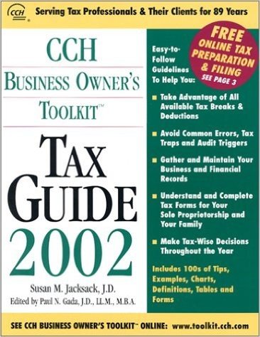 Cch Business Owner's Toolkit Tax Guide (2002)