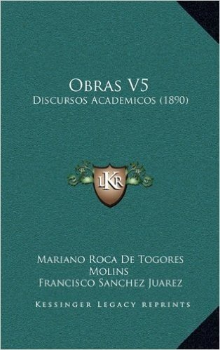 Obras V5: Discursos Academicos (1890) baixar