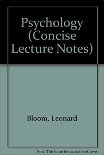 indir Cln;Psychology (Concise Lecture Notes)