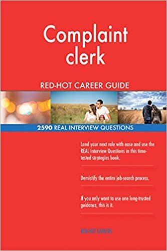 indir Complaint clerk RED-HOT Career Guide; 2590 REAL Interview Questions