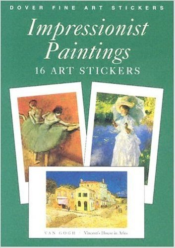 Impressionist Paintings: 16 Art Stickers