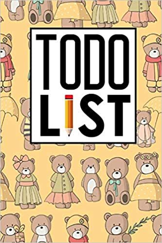 To Do List: Checklist Pages, To Do Diary, Daily To Do Notepad, To Do List Simple, Agenda Notepad For Men, Women, Students & Kids, Cute Teddy Bear Cover: Volume 86 (To Do List Notebooks)