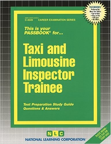 Taxi and Limousine Inspector Trainee