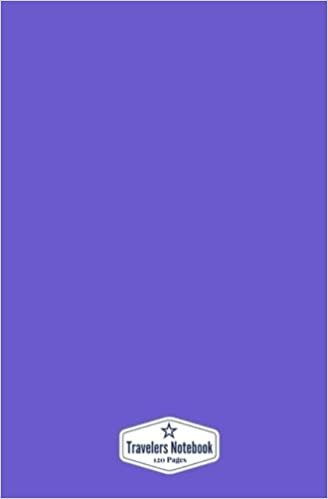 indir Travelers Notebook: Violet, 120 Pages, Blank Page Notebook (5.25 x 8 inches) (Sketch Book)