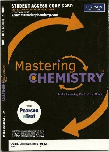 Masteringchemistry -- Standalone Access Card -- For Organic Chemistry
