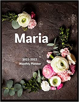 indir Maria 2021-2022 Monthly Planner: personalized planner, Calendar, 2 year planner 2021-2022, monthly planner 2021-2022, Weekly/Monthly planner, Agenda ... Birthday Reminder, Contacts, password tracker