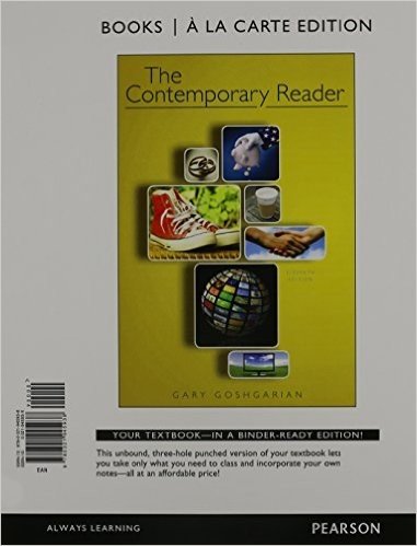 The Contemporary Reader, Books a la Carte Edition Plus Mywritinglab -- Access Card Package
