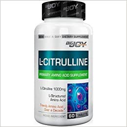 Bigjoy Vitamins L-Citrulline 1000Mg 60 Tablets
