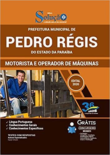 Apostila Pedro Régis PB - Motorista e Operador de Máquinas
