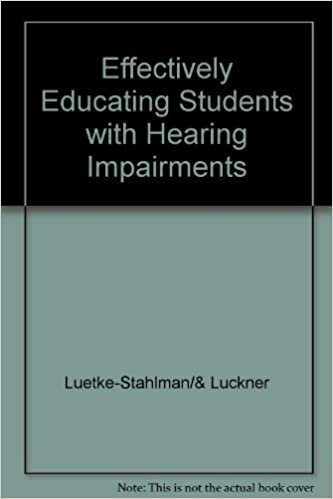 indir Effectively Educating Students With Hearing Impairments