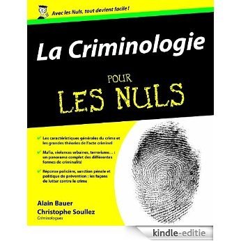 La Criminologie Pour les nuls [Kindle-editie]