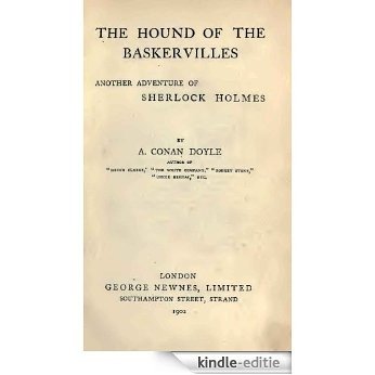 The Hound of the Baskervilles - Sherlock Holmes - 1902 Original-Scan (English Edition) [Kindle-editie]
