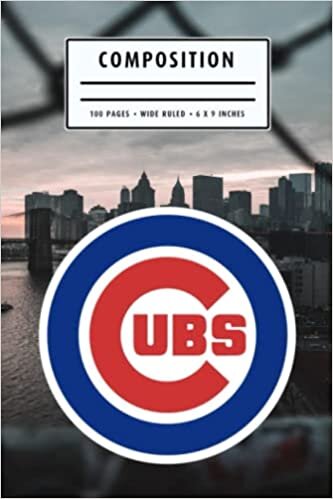 Day Planner Composition Notebook : Chicago Cubs Notebook | Christmas, Thankgiving Gift Ideas | Baseball Notebook #13