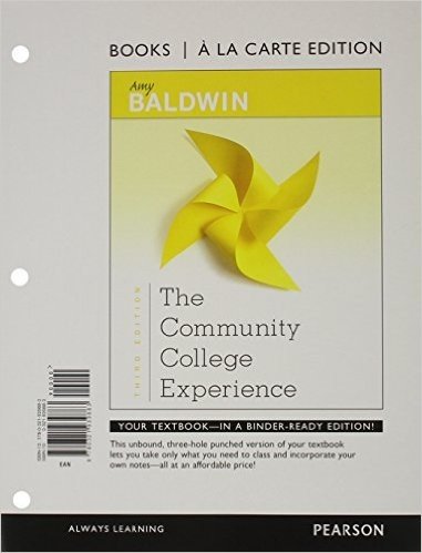 Community College Experience, The, Books a la Carte Edition Plus New Mystudentsuccesslab with Pearson Etext -- Access Card Package