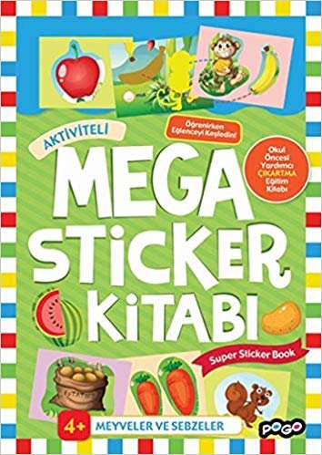 Mega Sticker Meyveler ve Sebzeler