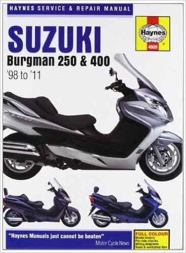 Haynes Suzuki Burgman 250 & 400, '98 To'11