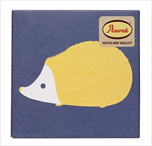 Anorak Kissing Hedgehogs Notecard Set