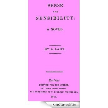 SENSE AND SENSIBILITY (First Edition with Hugh Thomson's Illustrations 1896 and the Final Digital Edition) (English Edition) [Kindle-editie]