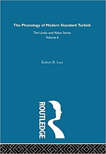 The Phonology of Modern Standard Turkish