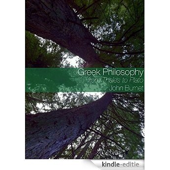 Greek Philosophy: from Thales to Plato (English Edition) [Kindle-editie] beoordelingen