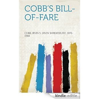 Cobb's Bill-of-Fare [Kindle-editie]