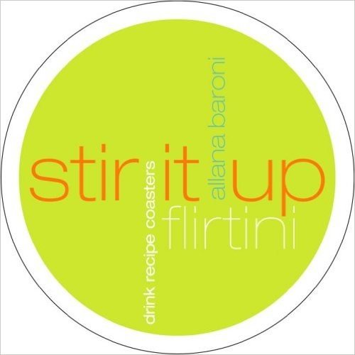 Flirtini Stir-It-Up Drink Recipe Coasters