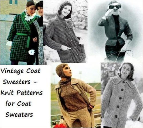Suéteres de abrigo Vintage - patrones de mallas para suéteres de capa (Spanish Edition)