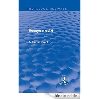 Essays on Art (Routledge Revivals) [Kindle-editie] beoordelingen