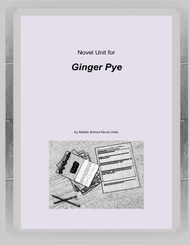 Novel Unit for Ginger Pye